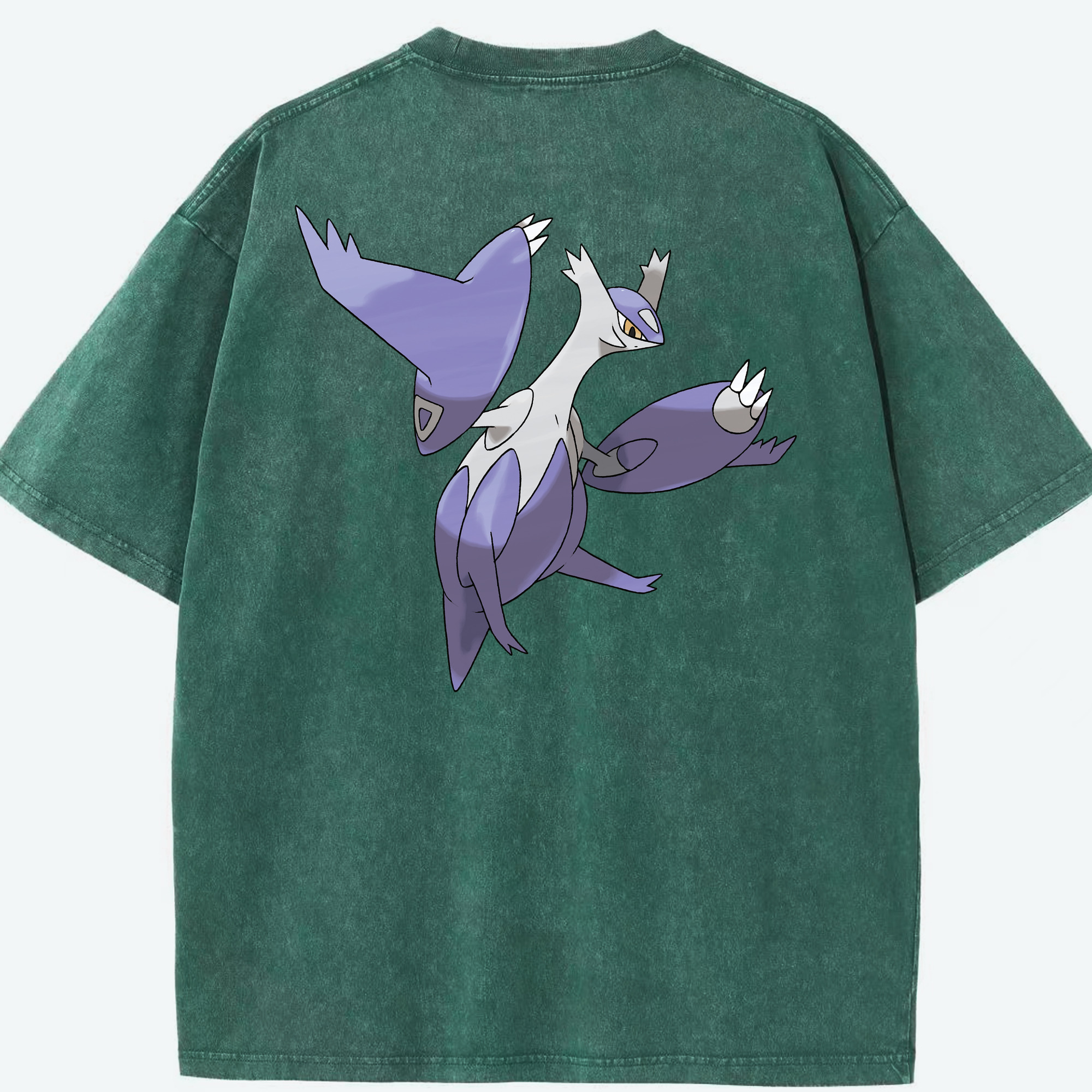 （画像用） ポケットモンスター Pokémon 綿100% ヴィンテージ風 半袖Tシャツ（背面プリント）